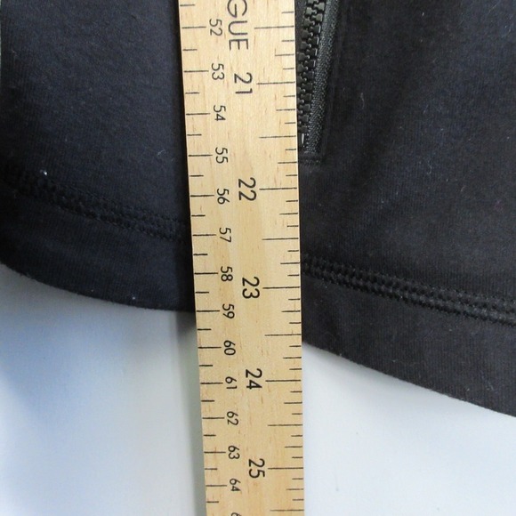 Lululemon Women Forme Jacket Zip Up 10 Black Zipped Pockets Athletic Outdoor 394 - Picture 8 of 9